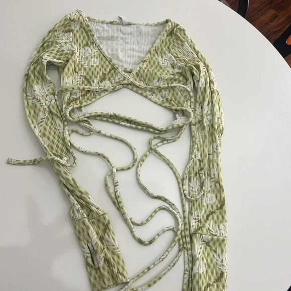 Kijun Rib Knit Polyester Cardigan - Picture 3 of 3